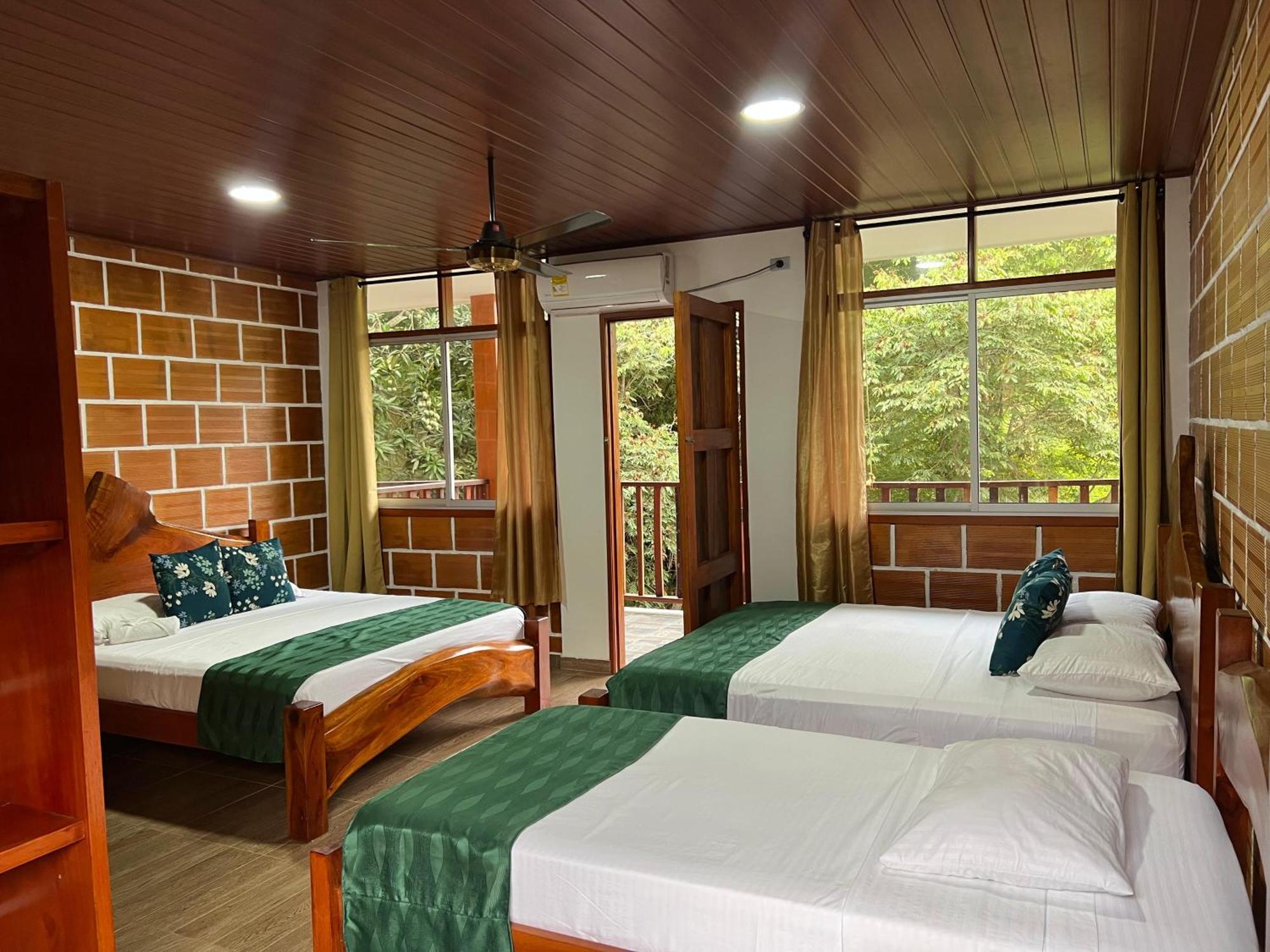 Arca Tayrona Restaurant & Hostal ロス・ナランホス エクステリア 写真